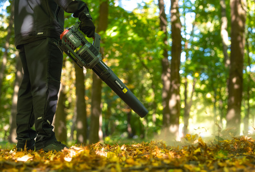 Воздуходувка аккумуляторная МОБИЛ К XBA45 КОМФОРТ 20 Вольт с аккумулятором 4 Ач и зарядным устройством фото 3